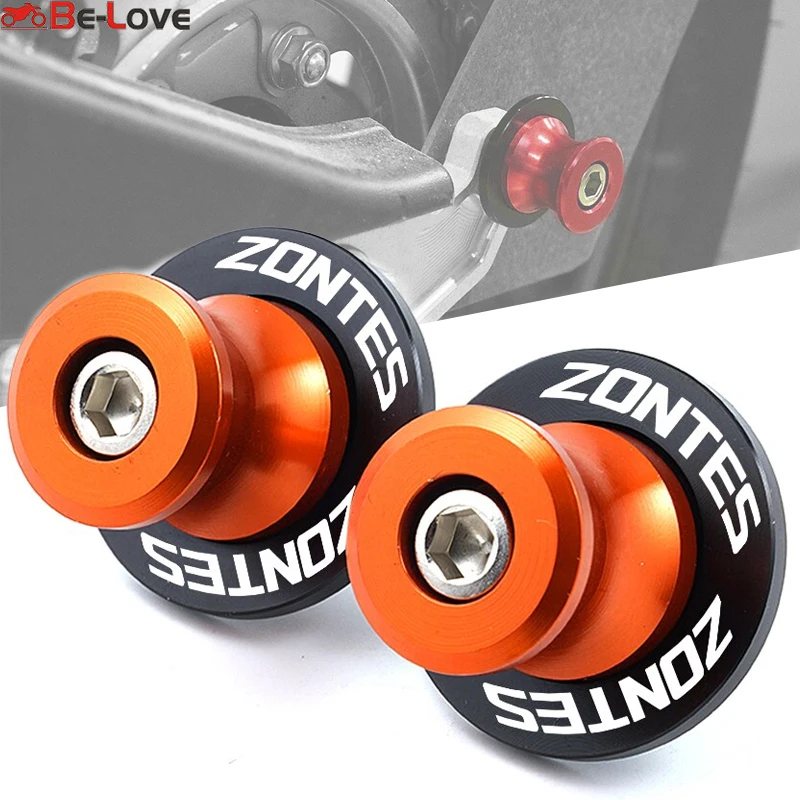 For Zontes Shengshi ZT310X 310T 310V ZT310R G1 125 ZT125 ZT125U Motorcycle Accessories M8 Swingarm Spools Slider Stand Screw