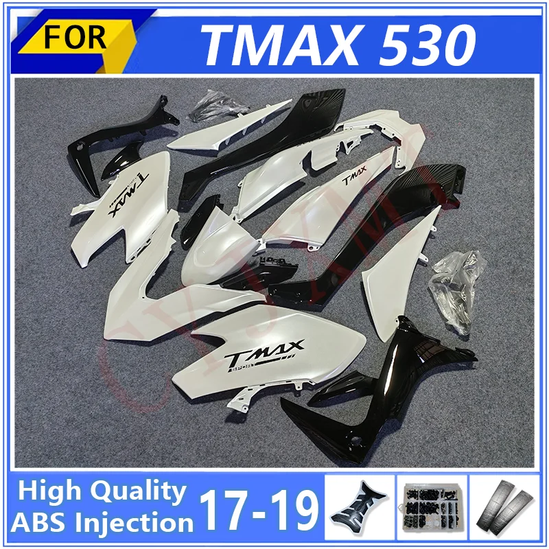 Fairings Set For Yamaha TMAX530 TMAX-530 2017 2018 2019 Motorcycles Fairing Kits TMAX 530 17 18 19 Pearl Gloss Bodyframe Housing