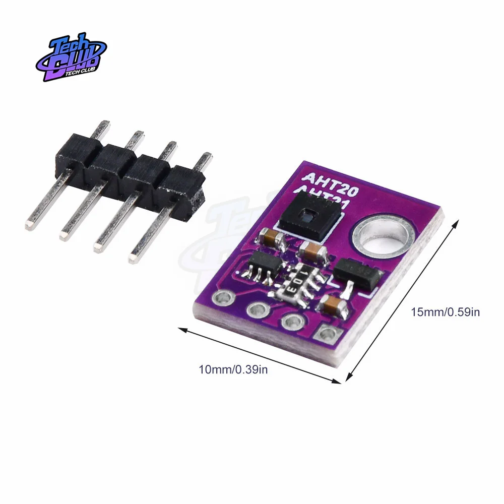 AHT20 AHT21 modulo di misurazione del sensore di temperatura e umidità digitale ad alta precisione comunicazione I2C sostituire l'accessorio dello strumento