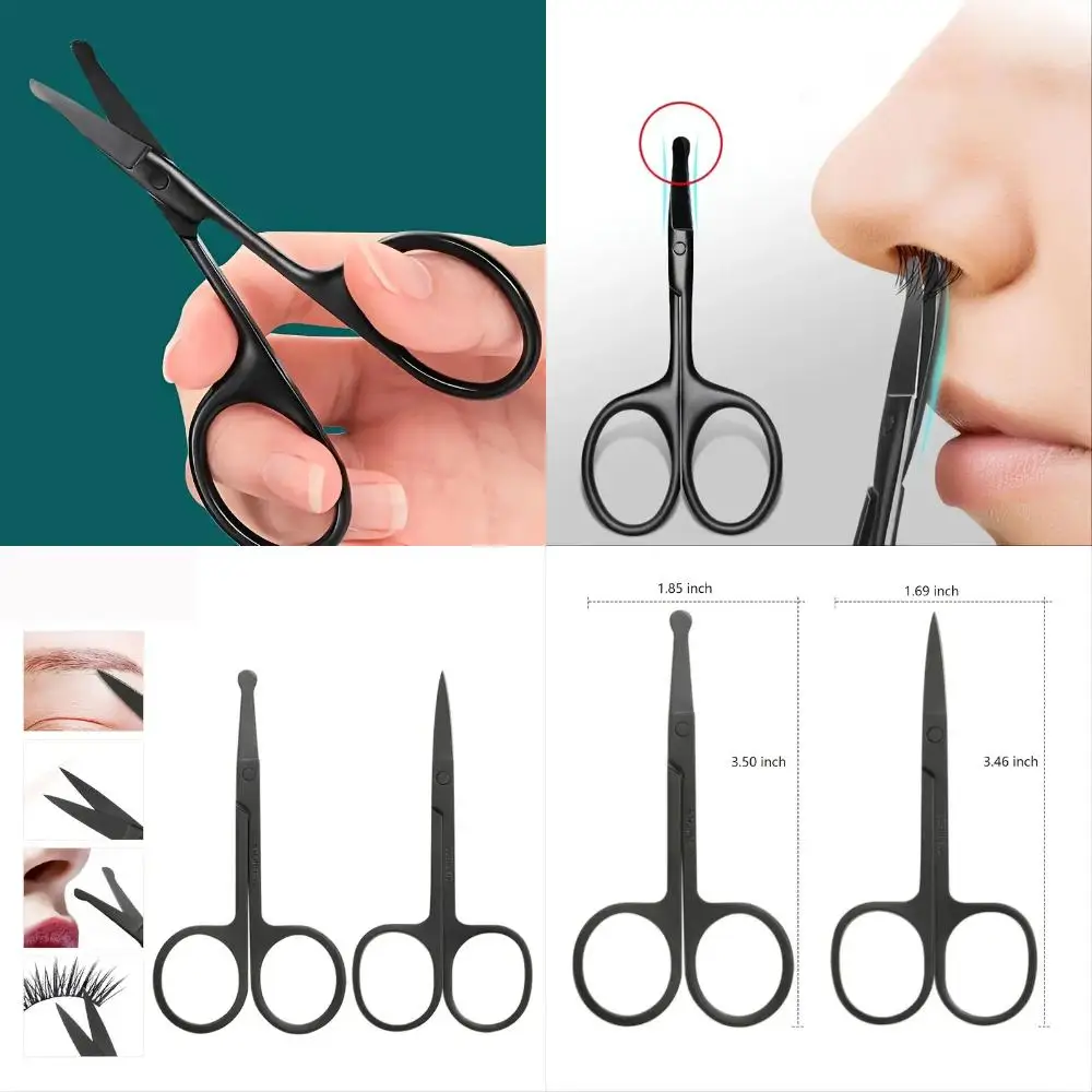 

Effortless, Precise Beauty: Easy Grooming with Convenient Stainless Steel Nose Cut Eyebrow Makeup Tool - Easy-to-Use Hair Clippe