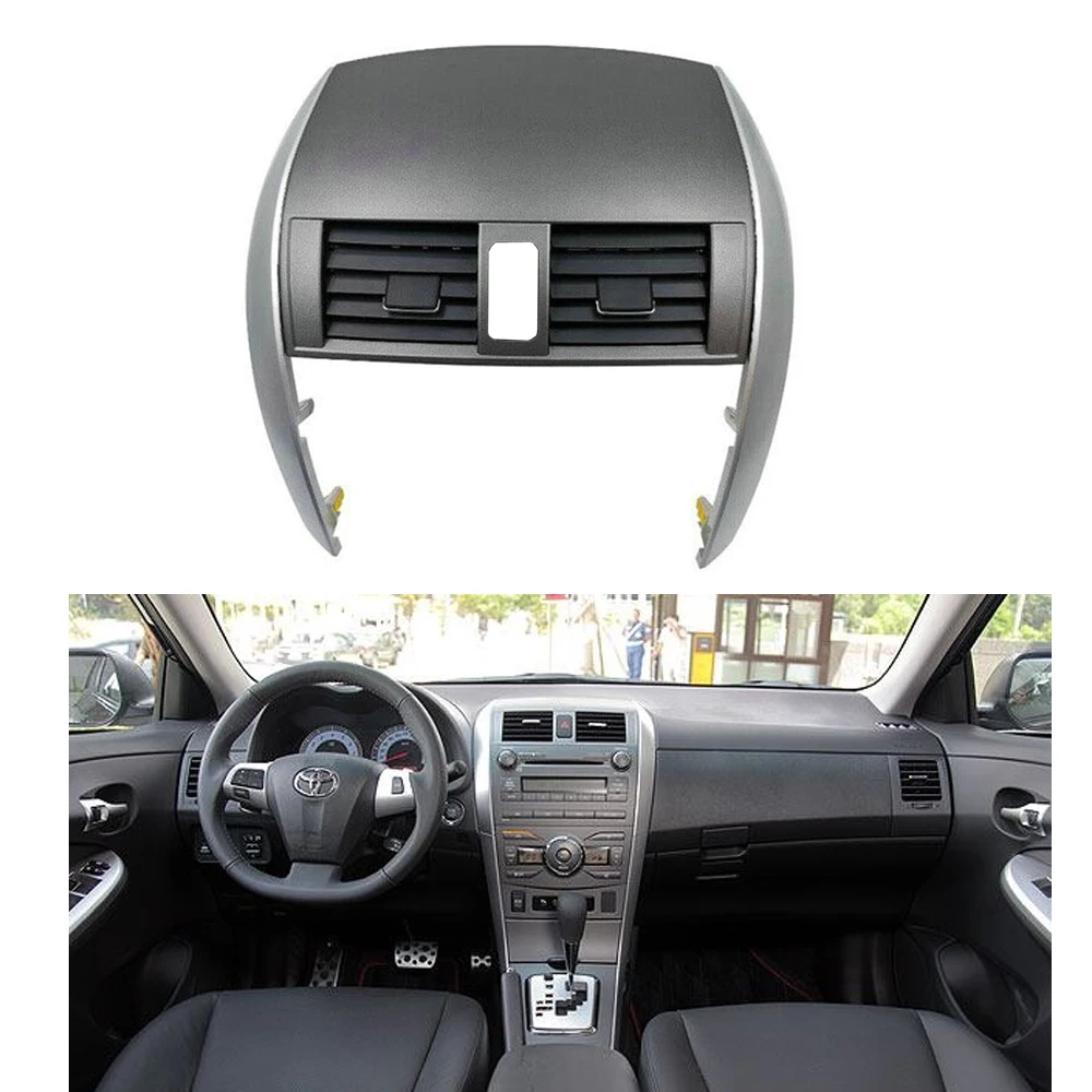 

Car Center Dash A/C Outlet Air Vent Panel With Trim Strip For Toyota Corolla 2009 2010 2011 2012 2013 55670-02160