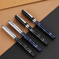 Hero H631 classic fine pattern fountain pen Business office signature  pen for Men and women Stationery office supplies ink pen