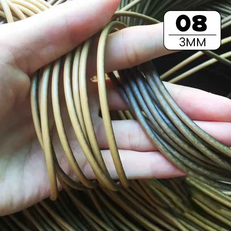2.5/3Cm 500G Round Pe Rattan Plastic Synthetic Rattan Weaving Raw Material Knit Furniture Repair Chair Table Storage Basket Tool - Image 22