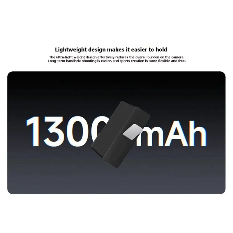 [NEW!A25P】 For X6 Lite Battery 1300Mah Replacement Power Pack For Action Camera Accessories