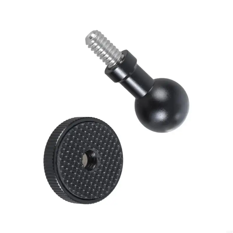 

462E 17mm Ball Head 1/4 Screw Adapter Universal Phone Holder Adapter Tablet Stand Converter Multipurpose for Phone Tablets