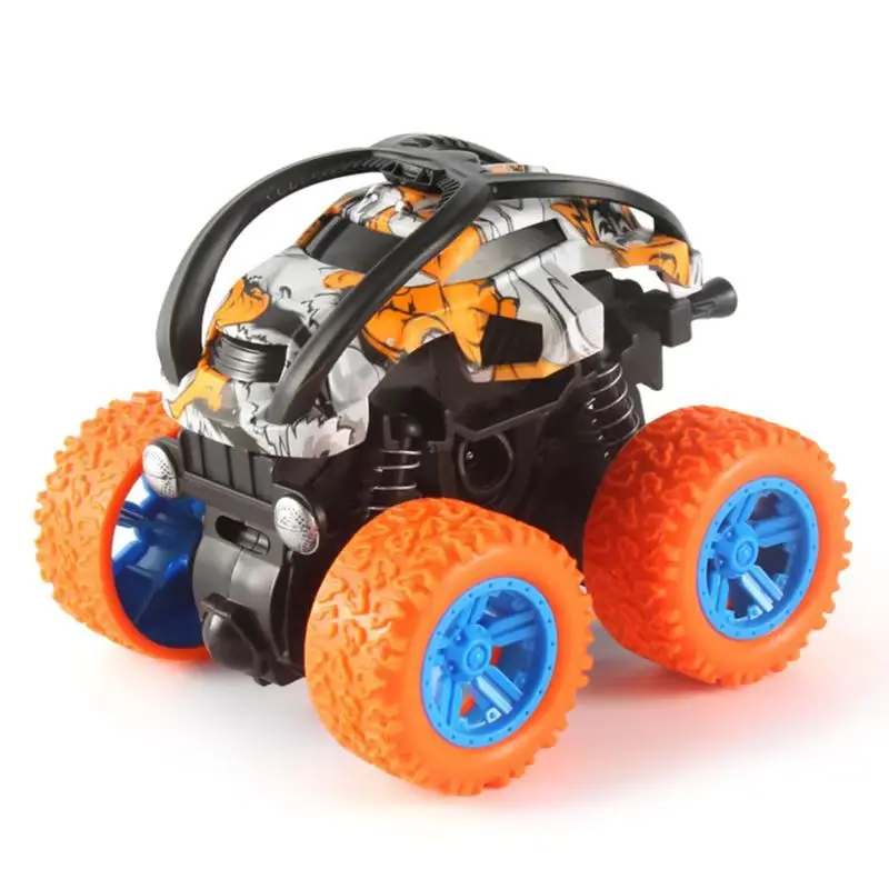 New Children 4WD Stunt Vehicle Dumper Model Kids Boy Inertia Car Toys Gift Sliding Inertia Doodle Off Road Vehicle Funny Toys