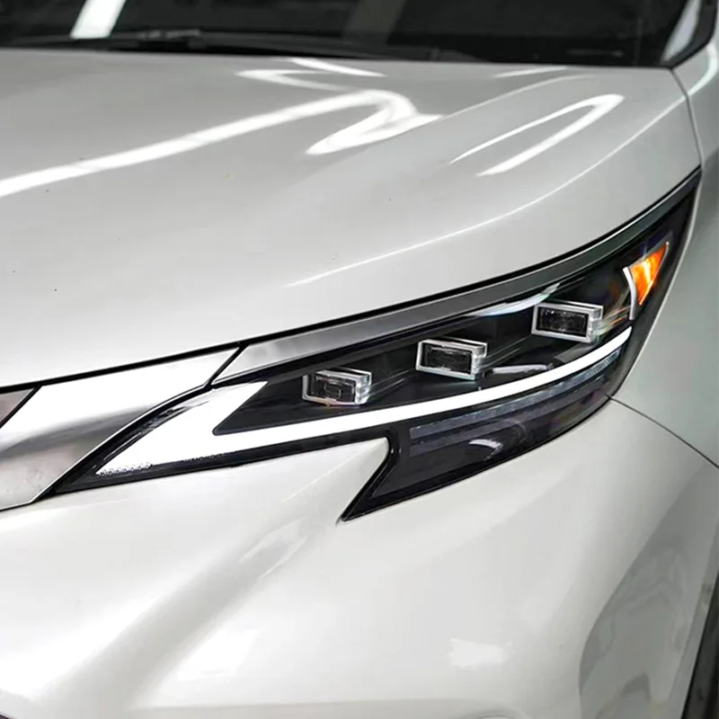 LED Head Lamp for Toyota Sienna LED Headlight 2020 2021 2022 2023 Headlights Sienna DRL Turn Signal High Beam Projector Lens 2pc