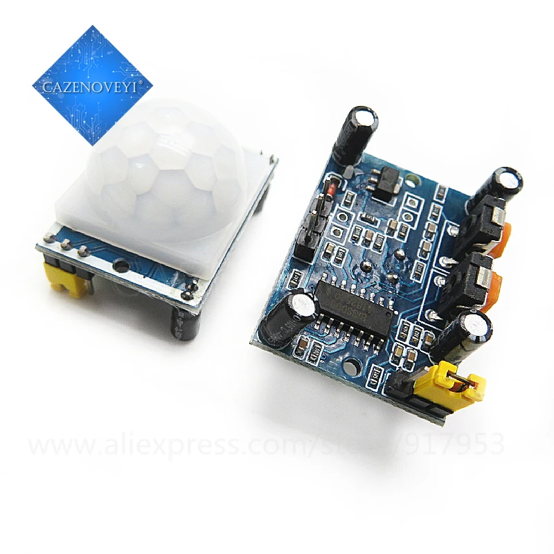 1pcs/lot SR501 HC-SR501 Adjust IR Pyroelectric Infrared PIR  Motion Sensor Detector  for In Stock