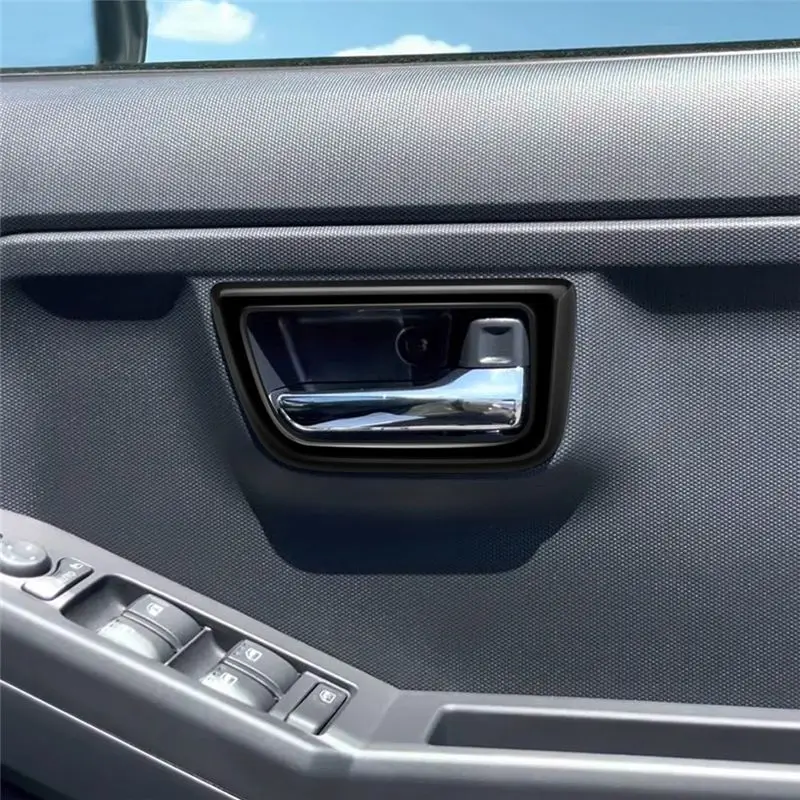AB96-Car Inner Door Handle Door Handle Trim Frame For Daihatsu Taft 2024 Car Interior Accessories Glossy Black