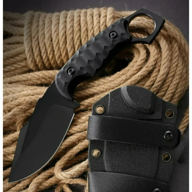 

Fox 633 outdoor selbstverteidigung tactical knife 3Cr13Mov blade edc multitool knives fixed blade knife with kydex sheath