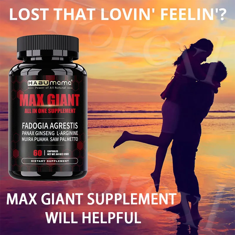 Tonic Herbs Complex Pills Male Volume Booster, Peak Performance,Fullness Support