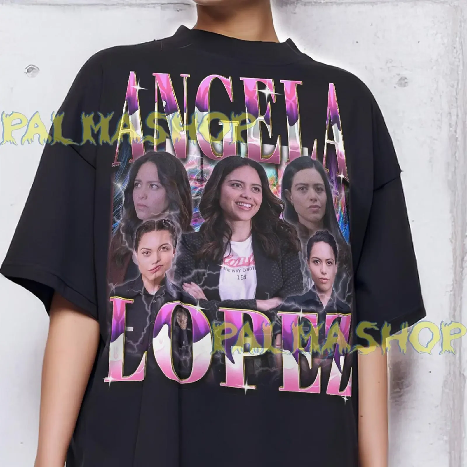 Vintage Angela Lopez Homage T Shirt 90s Retro Oversized The Rookie Fan Merch  vintage Washed homme designer clothes Stretched