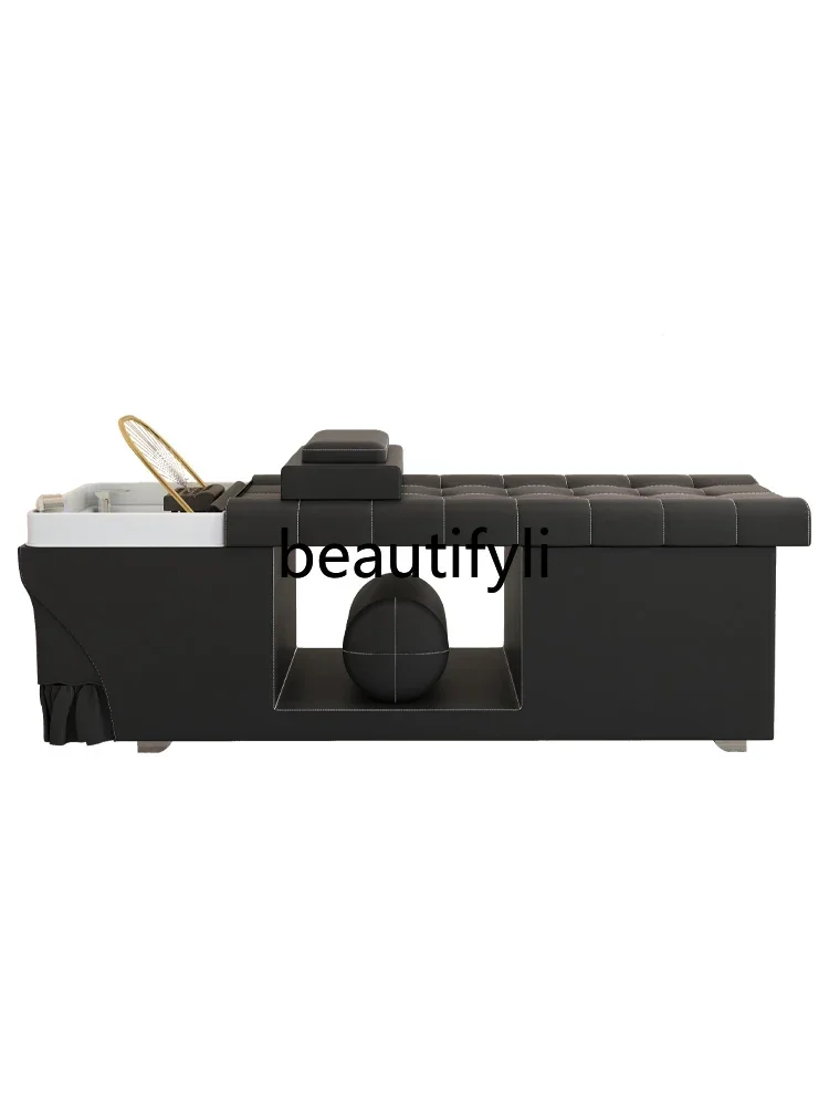 

12Water circulation head therapy fumigation shampoo bed hair salon barber shop beauty salon special massage bed