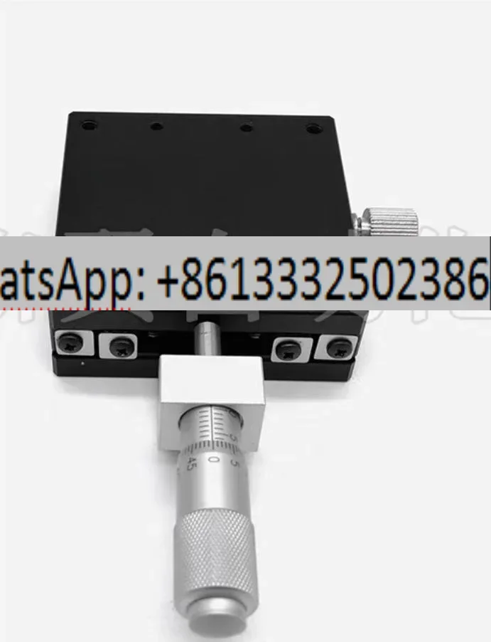 X-Axis Knob Micrometer Micro-adjusting Frame LGX40-L/R/C LGX60 Precision Steel Bar Ball Guide Type Manual Displacement Platform