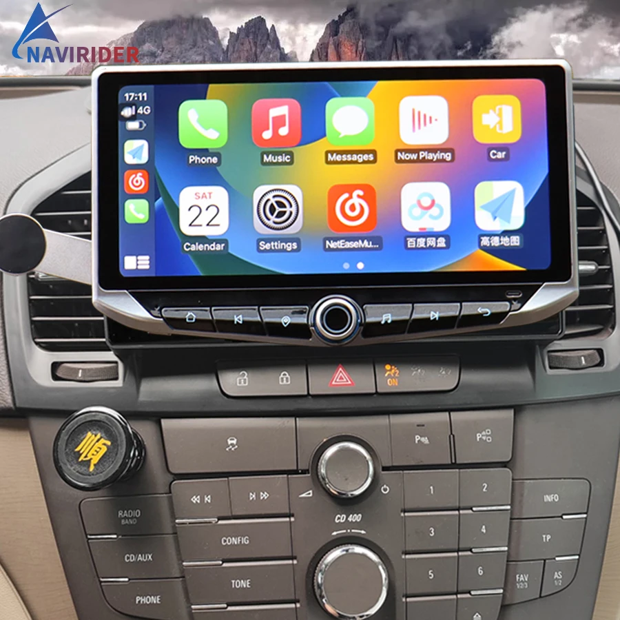 10.88" Android Qled Screen For Opel Insignia Buick Regal Car Radio Multimedia Video Player Stereo Carplay Navigation Head Unit - view 2