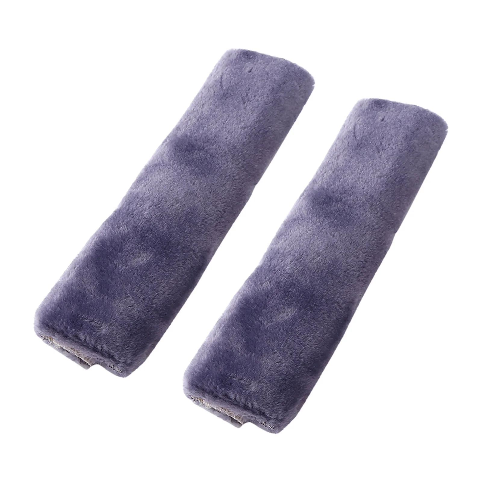 2pcs Plush Car Safety Seat Harness Cover Strap Wrap Belt Soft Shoulder Pad