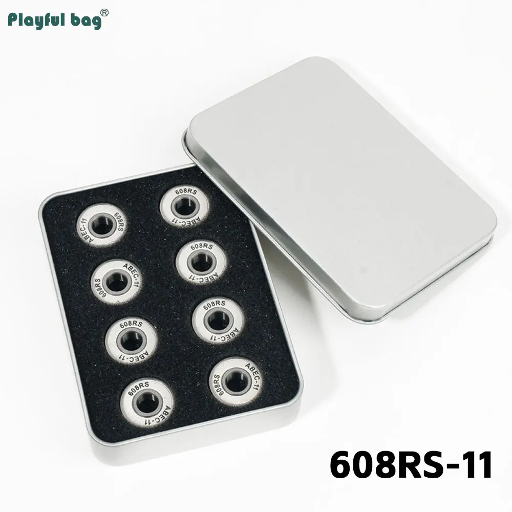 8 قطعة/المجموعة 608 محامل 608RS-9 608RS-11 عجلات التزلج Accessroies لوح التزلج زلاجات دوارة AMB312