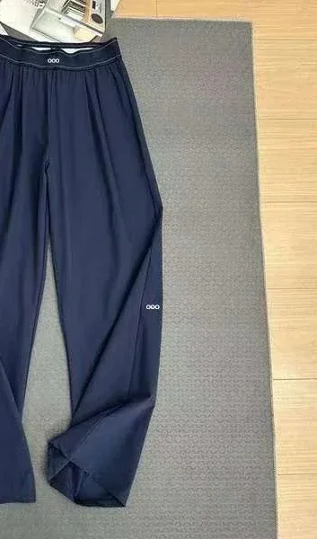 2026 Loszittende, casual broek voor dames, zomermodel, hoge taille, dunne yogabroek, ademend, vloeiend model, rechte pijpen, wijde pijpen, joggingbroek.