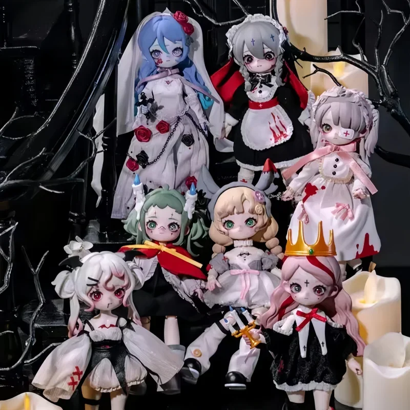 

Новая оригинальная серия Nyssa Bizarre Nightmare Bjd слепая коробка в готическом темном стиле Nyssa Mystery Box Joint подвижная модель Bjds в подарок