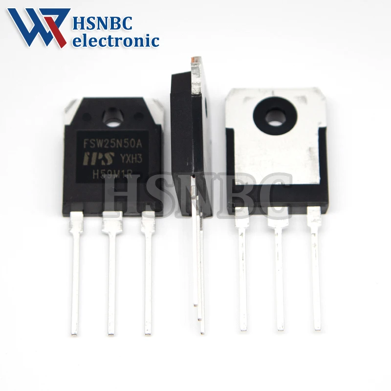 10PCS FSW25N50A FSW25N50 25N50 TO-3P 500V 25A N-Channel Power MOSFET Transistor 100% New Original