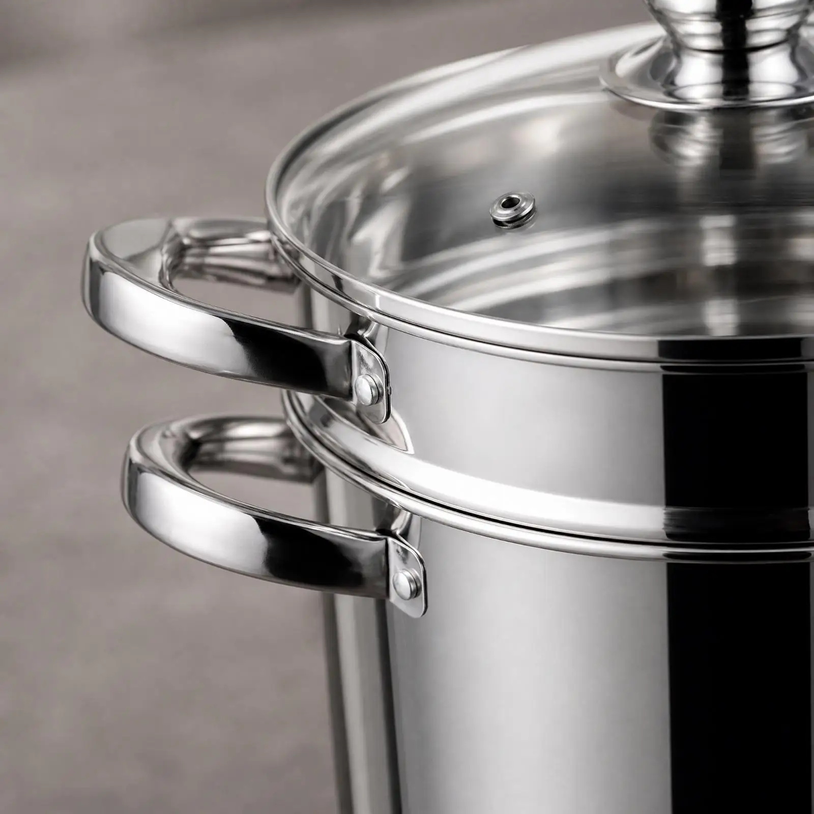 24 Cm Stainless Steel Cooking Pot Uncoated Multifunctional Stainless Steel Pot Long-Lasting Rust-Resistant for Home Cooks