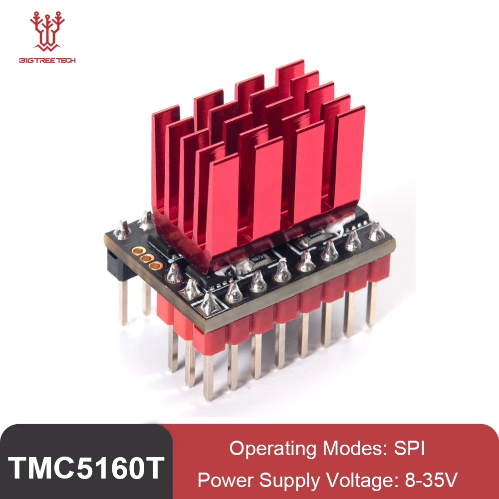 

BIGTREETECH TMC5160 V1.3 Stepper Motor Driver 4.4A 3D Printer Parts For Ender 3 SKR 2 Octopus Control Board VS TMC2130 TMC2209