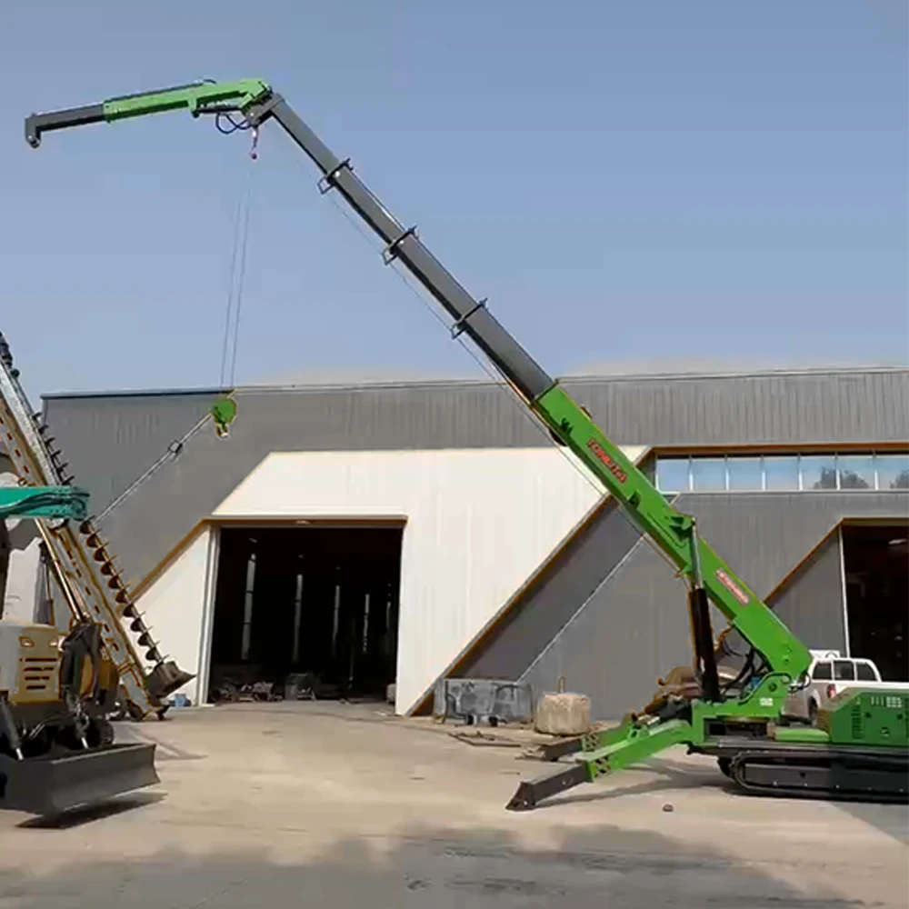 All Terrain 1.5T 3T 5T 8T Architecture Basket Spider Crane for Construction Site Professional Heavy Duty Lifting Equipment