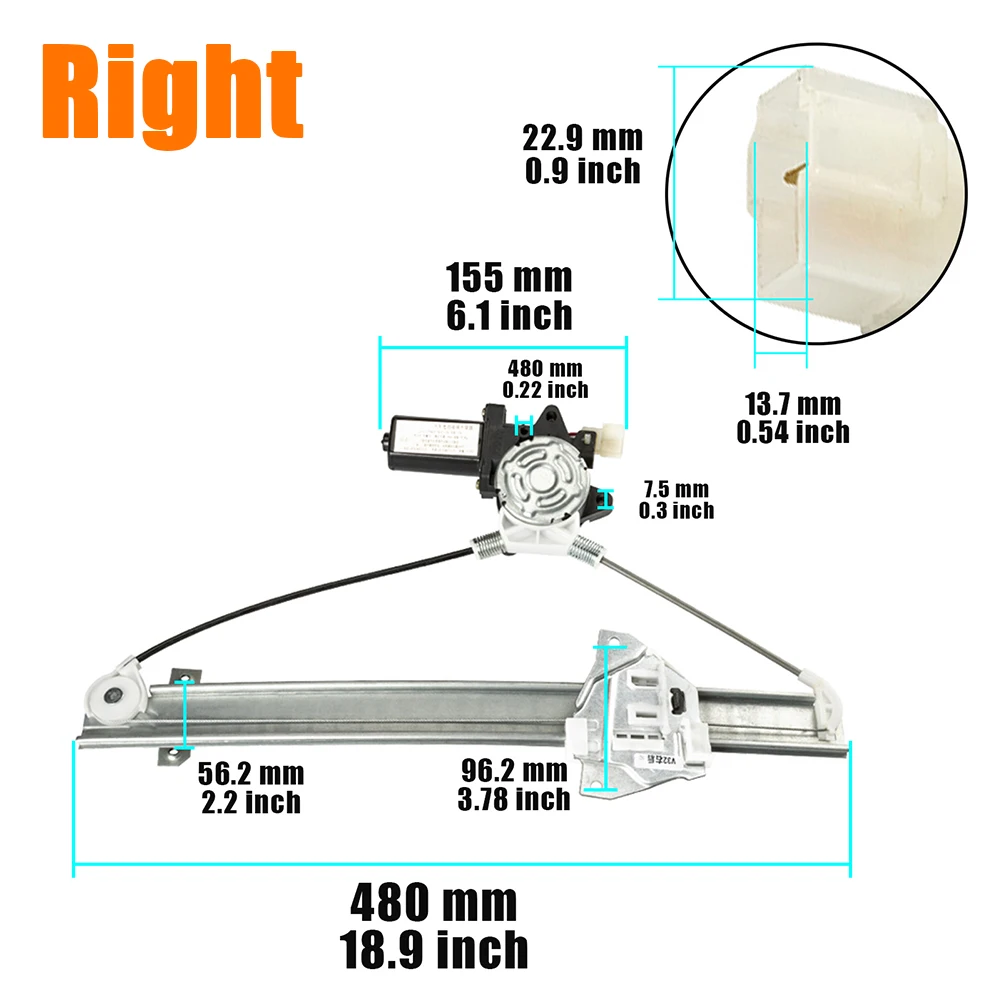 MR 135167   MR 135168   MB 517475   Regolatore e motore alzacristallo elettrico porta posteriore sinistra/destra per Mitsubishi Montero V45 V36 V33V