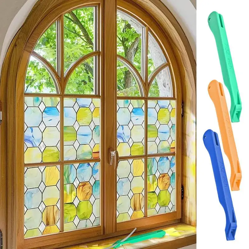 Stained Glass ทองแดงฟอยล์เครื่องมือมือถือ Stain Glass Foiling เครื่องมือแก้วที่มีสีสันเทปสําหรับปรับปรุงประสิทธิภาพการทํางาน