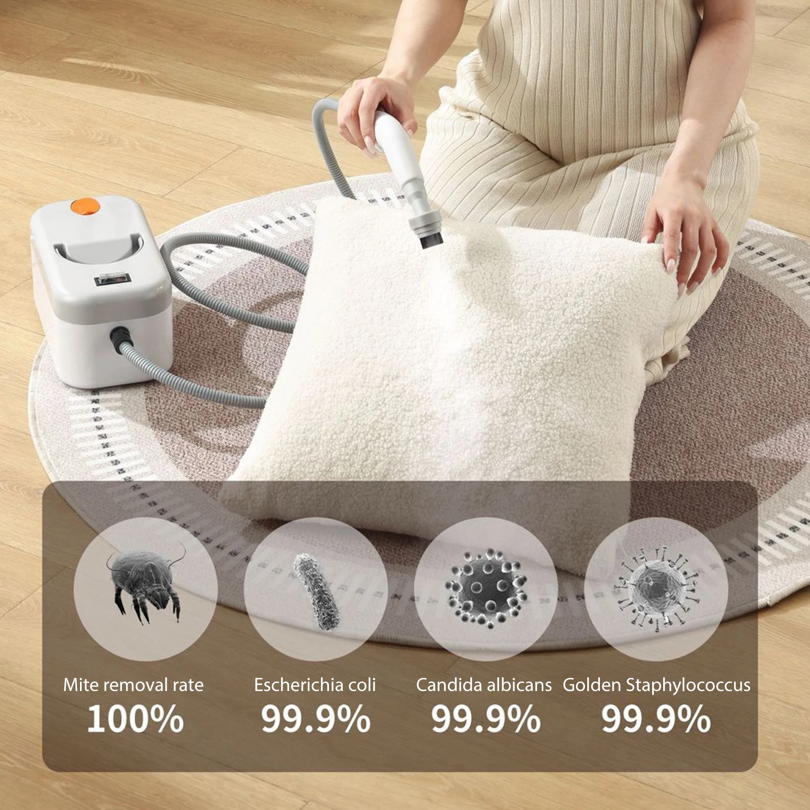 منظف بخار محمول، آلة صغيرة محمولة بالضغط العالي للمنزل، تنظف شحم المطبخ ومكيفات الهواء والأسطح