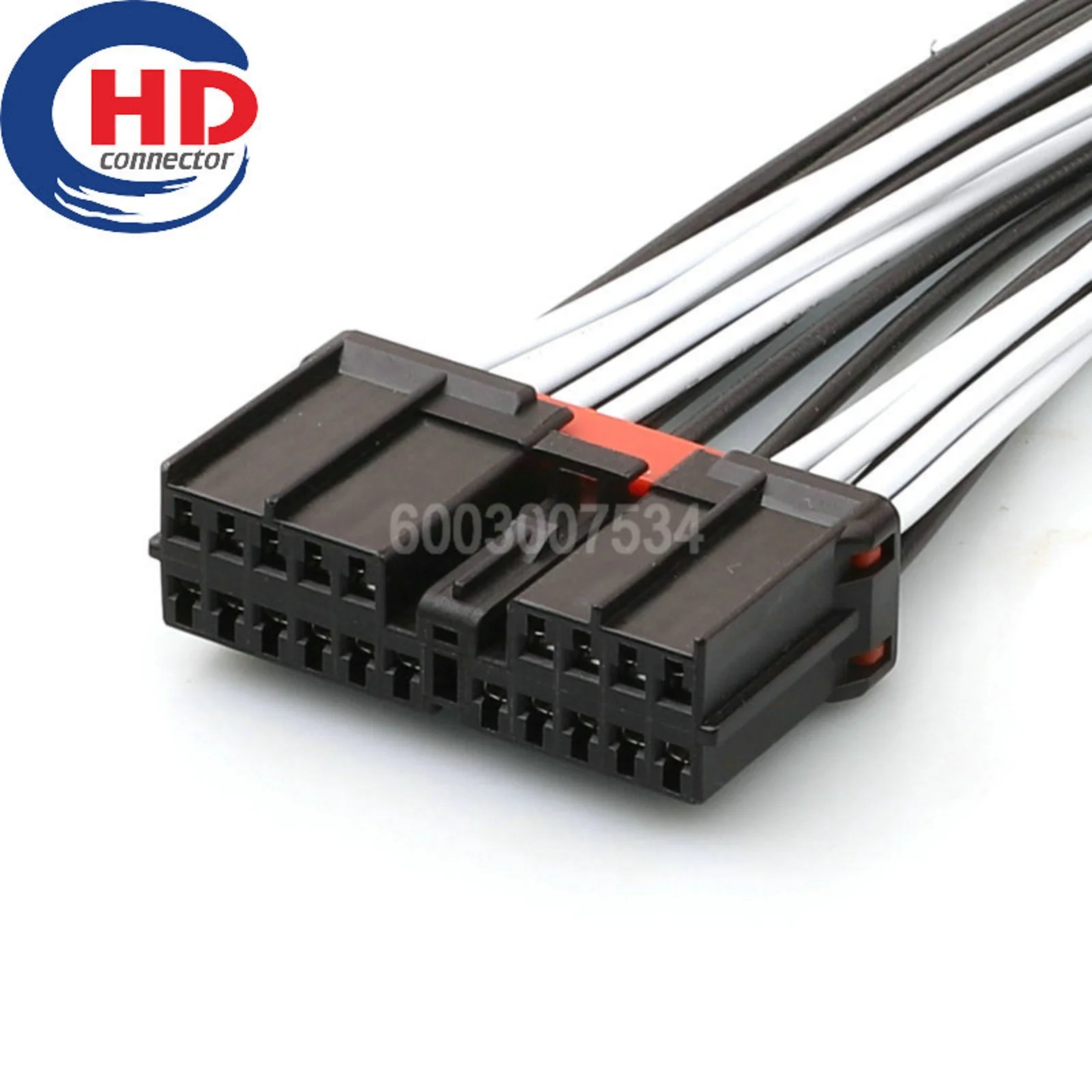 20 Pin Connector Unsealed 1.5mm Series Female Connector Cable Plug Motorcycle Electrical Harnesses Wiring Harness