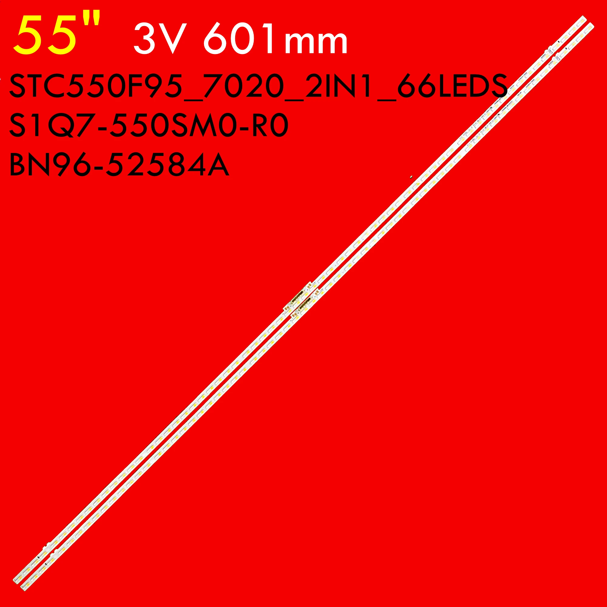 

LED Backlight for QN55Q60AAFXZA QN55Q70AAFXZA QN55Q60BAFXZA QN55LS03BAFXZA QN55Q6DAAFXZA QN55Q7D ES55SVQFPBGA66 S1Q7-550SM0-R0