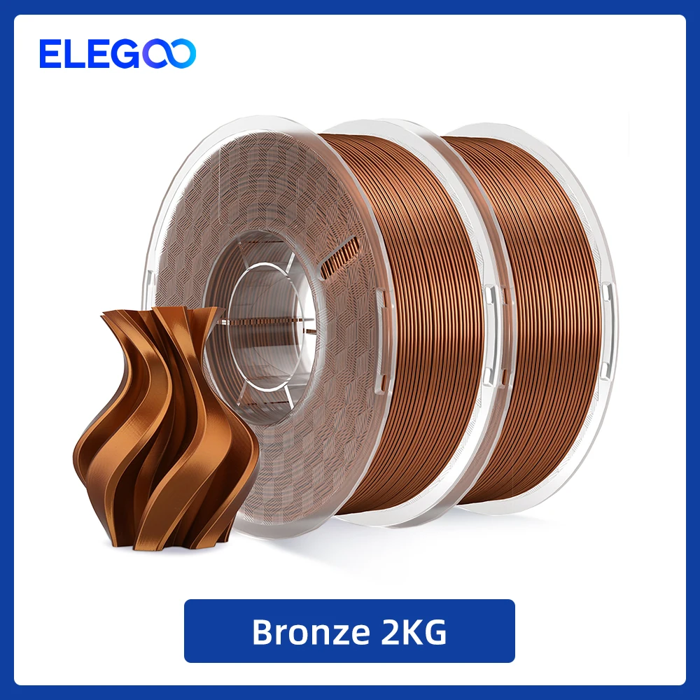 ELEGOO 2KG Zijde PLA Filament 1.75mm 3D Printer Filament voor FDM 3D Printers Elegoo PLA voor Elegoo Centauri Carbon