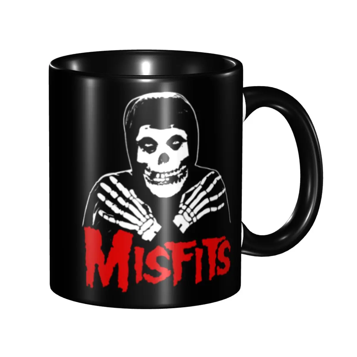 DIY Misfits Horror Punk Rock Band Ceramic Mugs Custom Coffee Cup Creative Gift