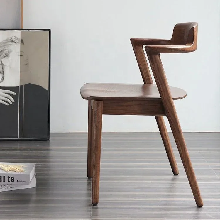 

l # Antique Oak Restaurant Nordic Furniture Rattan Wooden Set 4 Room Modern Luxury Dining Chairs