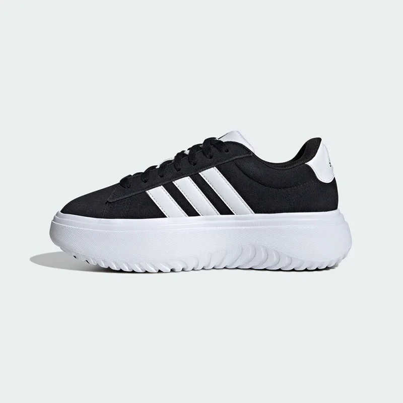 Adidas Authentic Women Shoes IE1102 Leather Textile Upper Foam Insole Thick EVA Sole Rubber Outsole Daily Platform Sneakers