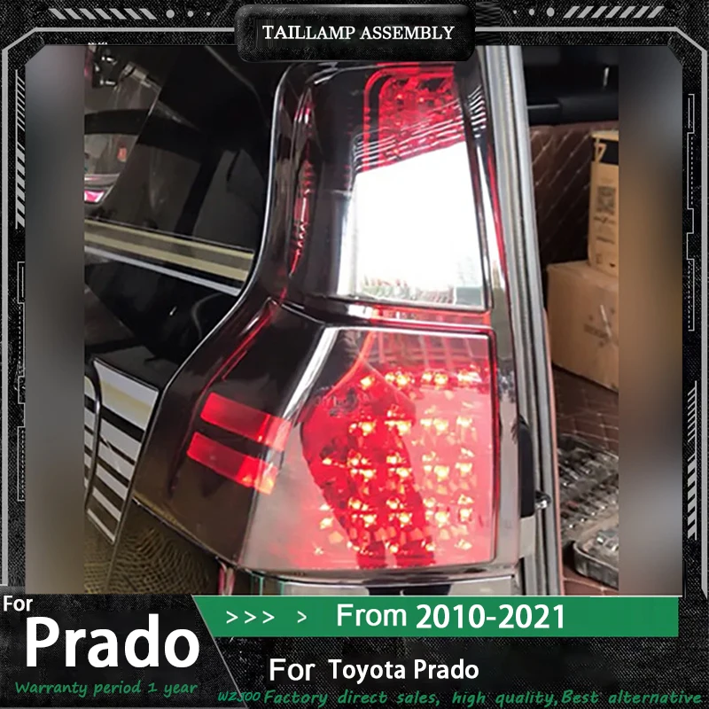 

Car Accessories for Toyota Land Cruiser Tail Light 2010-2021 Prado Taillights Rear DRL Fog Brake Turn Signal Reversing