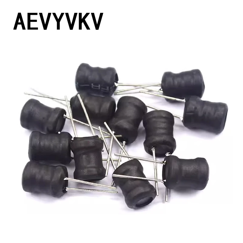 10PCS DIP Power Inductor 8X10MM 2.2UH 4.7UH 10uH 22uH 100uH 150uh 220uH 330uH 470uH 1MH 2.2MH 4.7MH 10MH Inductance 8*10mm 2Pin