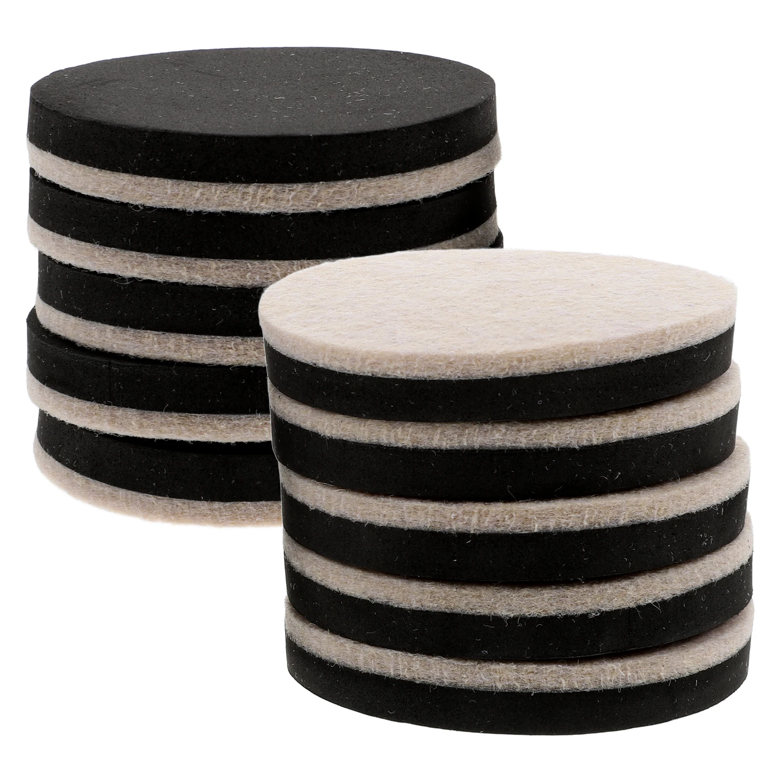 

10Pcs Furniture Leg Protectors Round Felt Pads Chair Floor Protectors Non Slip Furniture Pads for Hardwood Floors