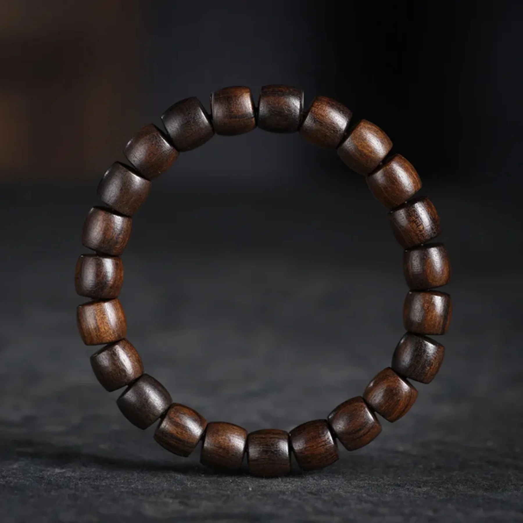 Natürliches Holzperlen-Armband Tibetischer Buddha-Rosenkranz Handgefertigte Armbänder für Männer und Frauen Yoga Meditation Gebetsperlen Geschenke