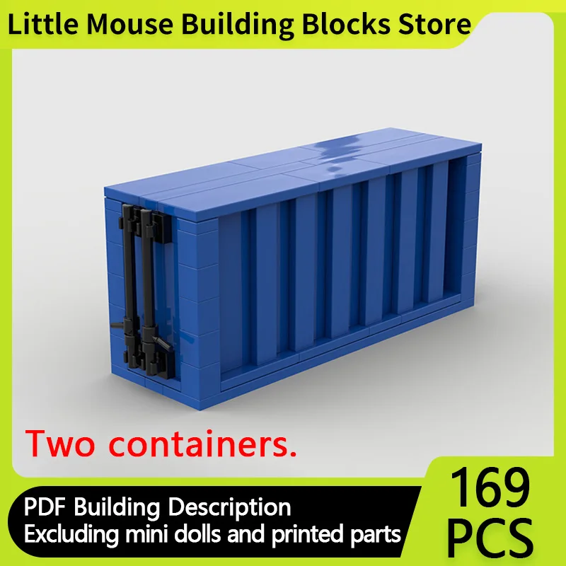 

City Car Model MOC Building Bricks Train Containers Modular Technology Children Holiday Gifts Assemble Toys Suit