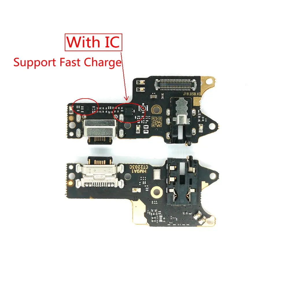 New USB Charging Port Dock Board Connector Main FPC Motherboard Flex Cable For Redmi 9 fast charging