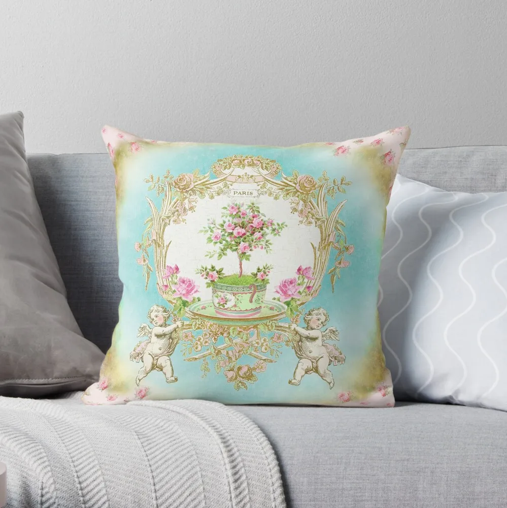 

French Baroque Patisserie Tea Throw Pillow Decorative Cushion Ornamental Pillow