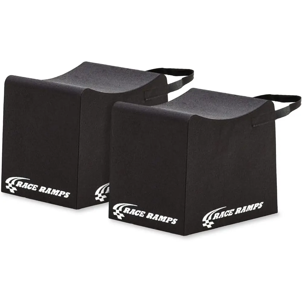 12 Lightweight Car Wheel Cribs - Portable Riser for Non-Scratch Maintenance, Oil Changes, and Display