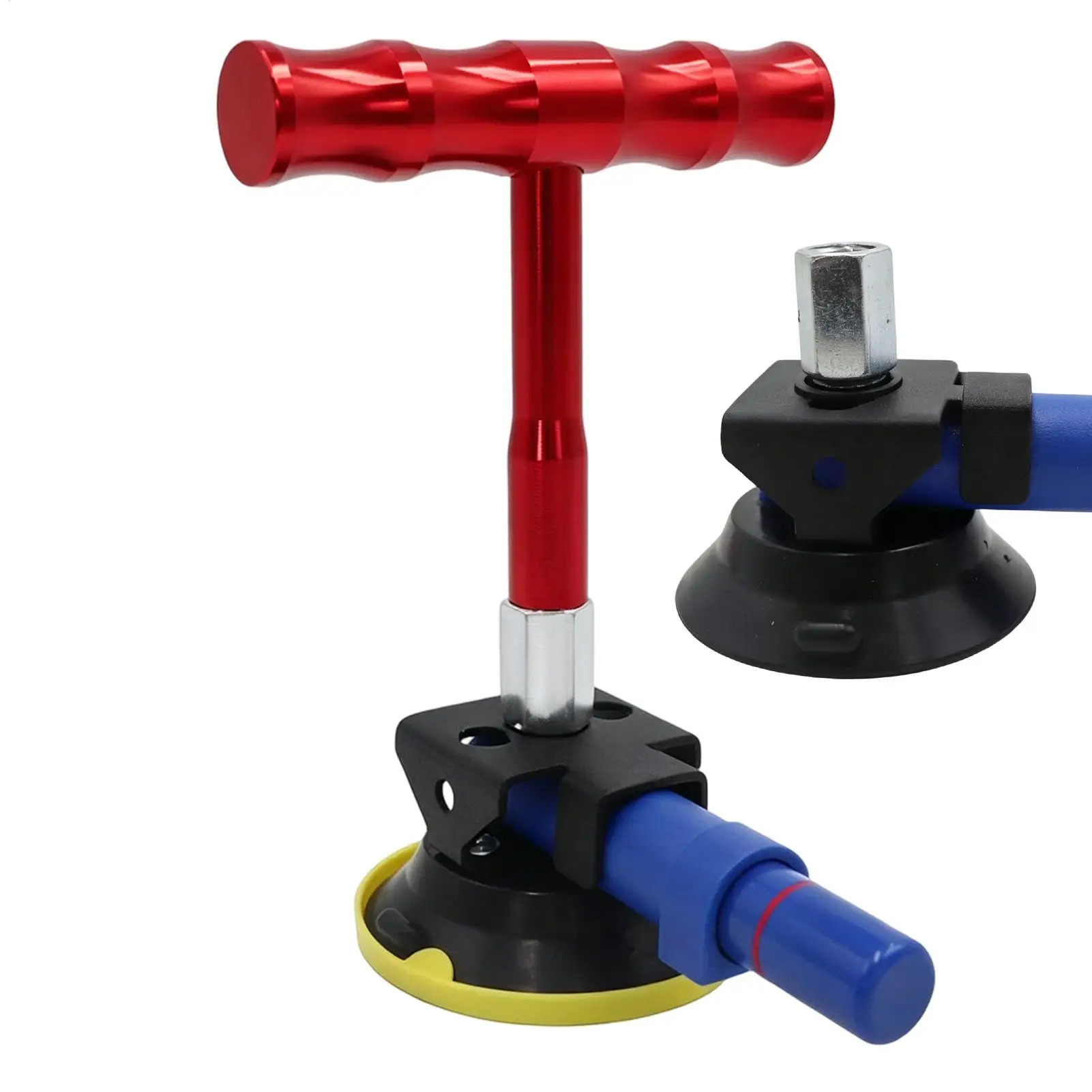Small Dent Puller Portable Suction Cup T-Shaped Handle Puller Car Dent Repair Kit for Maintenance Restoration Vehicle Door Body