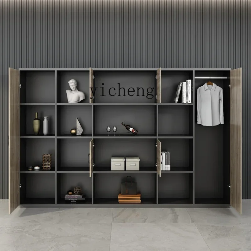 GZ-29  Office Bookcase Furniture Hanging Clothes Office Cabinet Financial Documents Wooden Floor Data Archive Cabinet