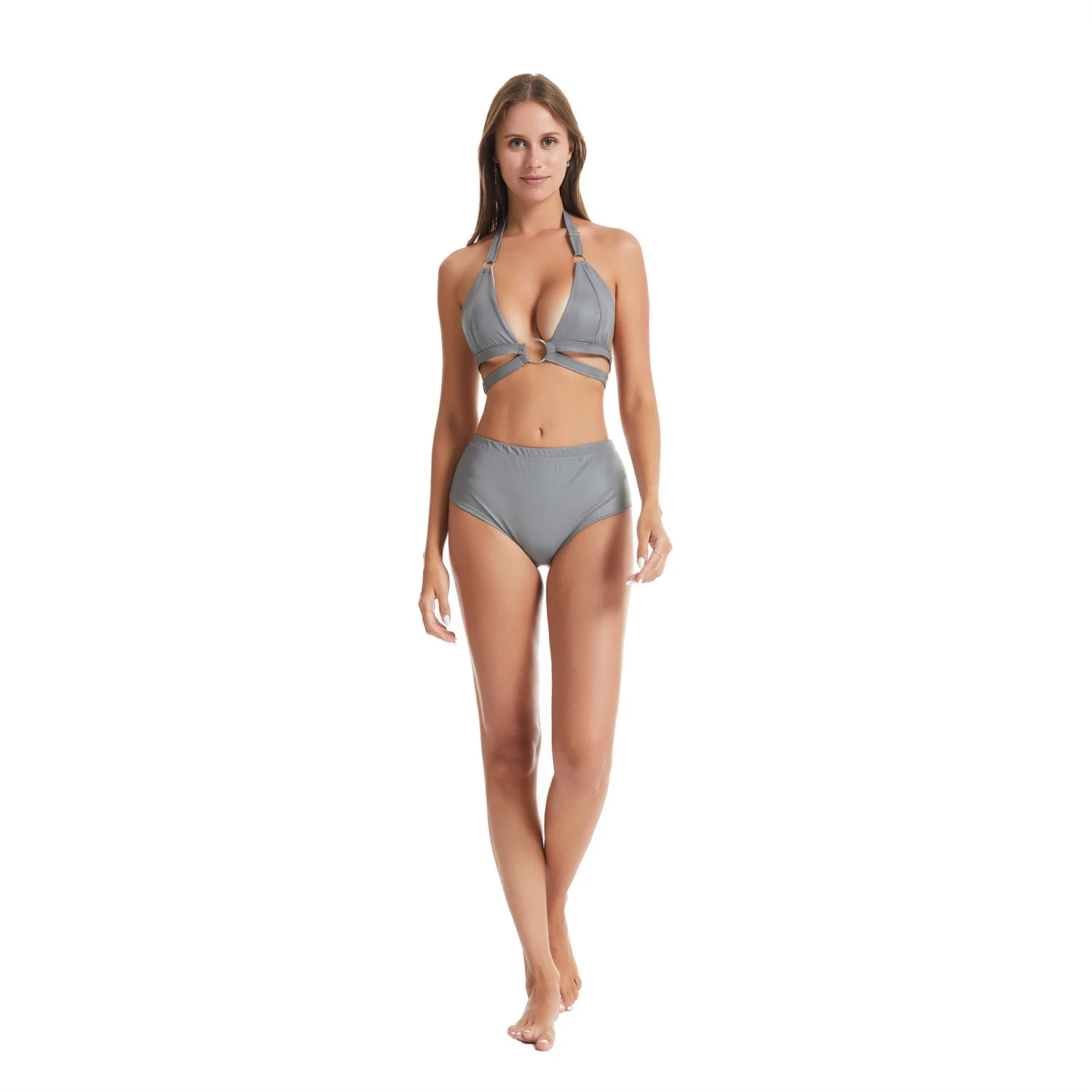 Reflective Bikini Top Women for Party Rave