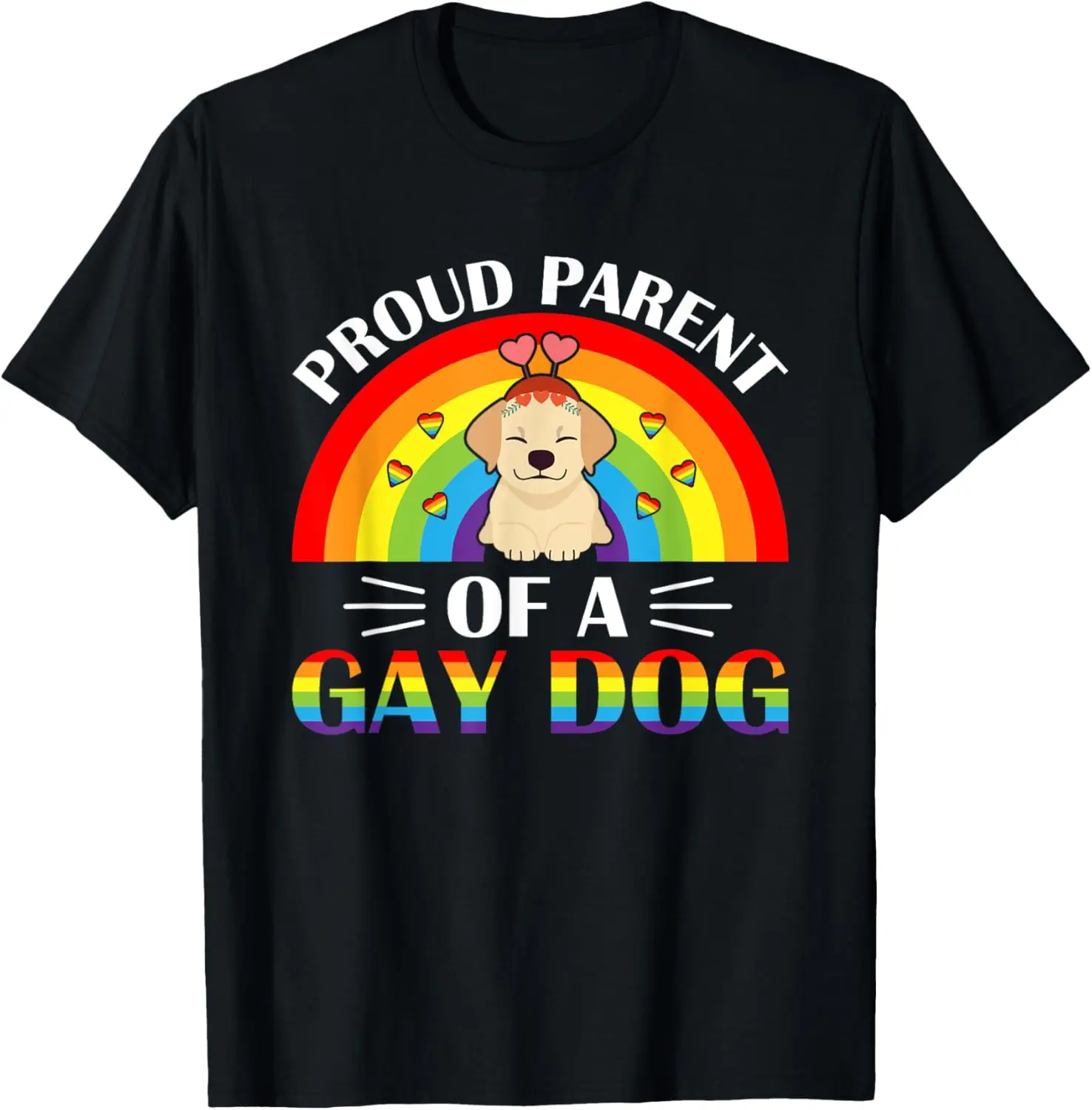 

Футболка «Батьки гей-собаки» LGBTQ Rainbow Pride