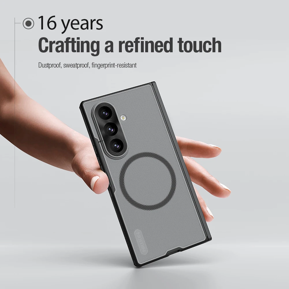 Für Samsung Galaxy Z Fold 8 Ultra Hülle NILLKIN Passgenaue Hülle Magnetische Super Frosted Shield Matte PC-Abdeckung – Detail 6
