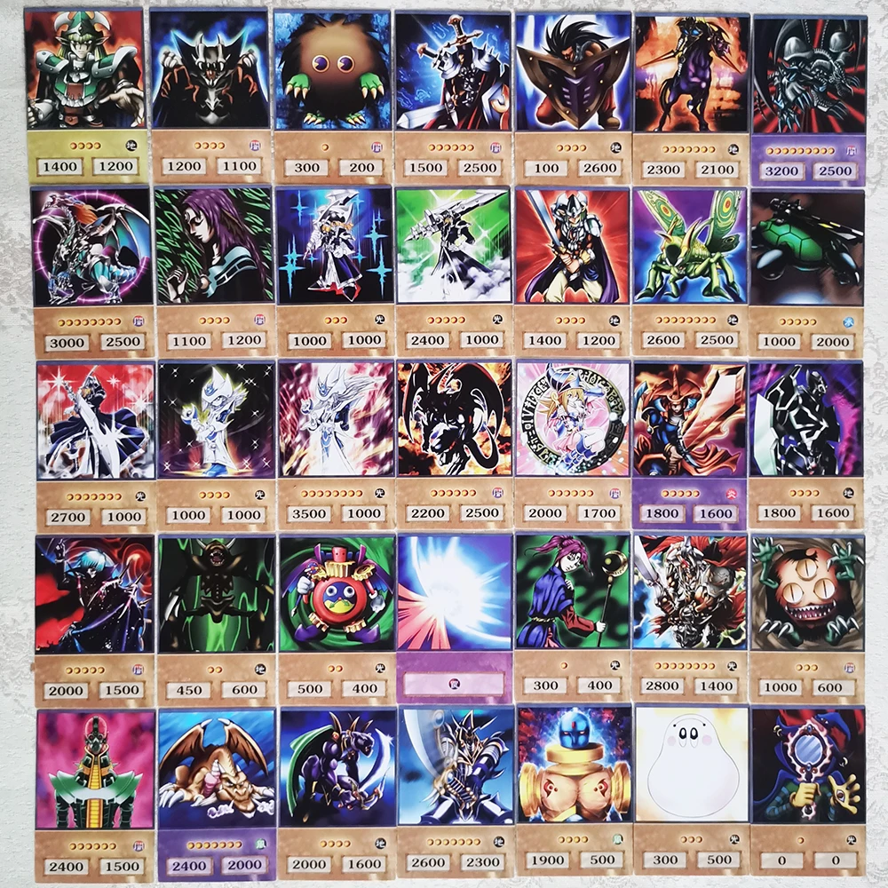 100PCS Yu Gi Oh Japanese Anime 100 Different English Card Wing Dragon Dragon Giant Soldier Sky Dragon Flash Card Kids Toy Gift